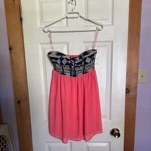 Fun and Flirt Strapless Dress